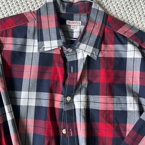 Merona plaid button down